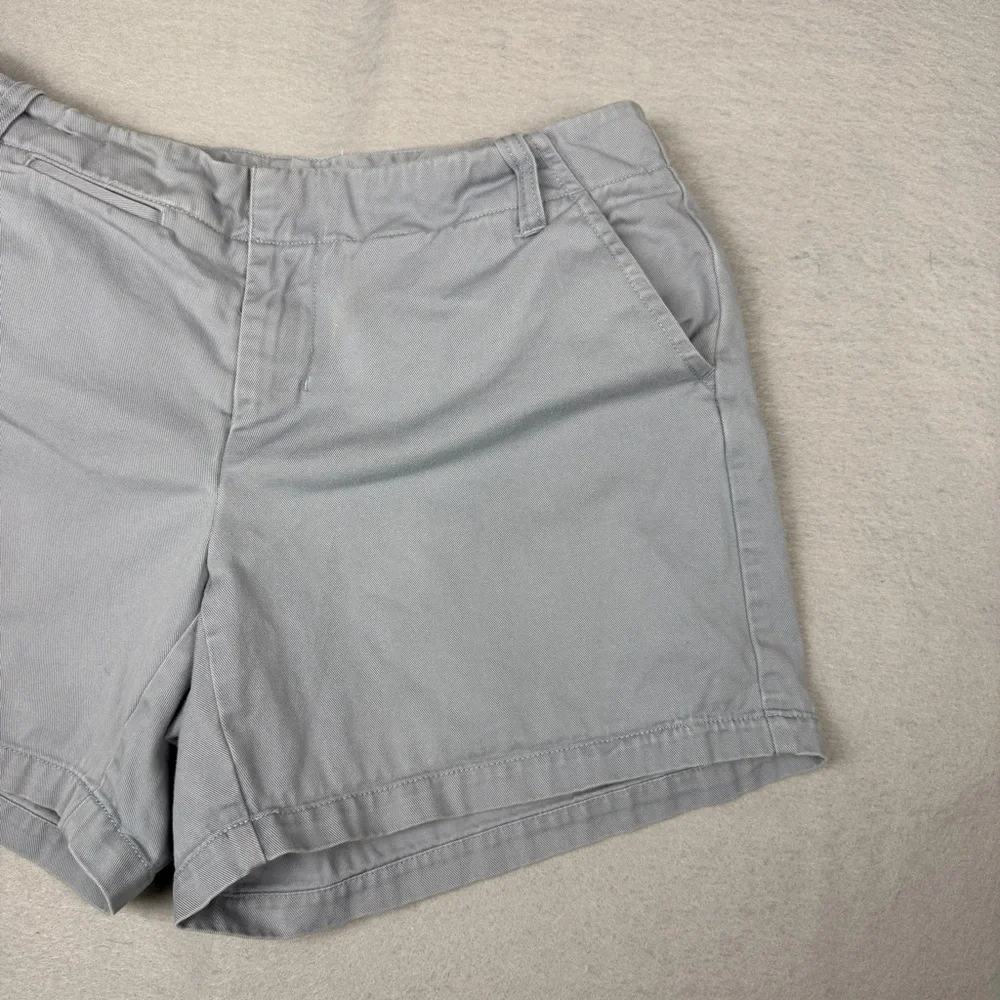 J.Crew Women’s Gray Chino Shorts Size 2 Mid Rise
